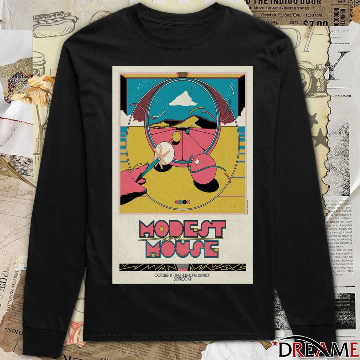 Poster Modest Mouse Tour October 11 2025 The Fillmore Detroit, MI t–shirt