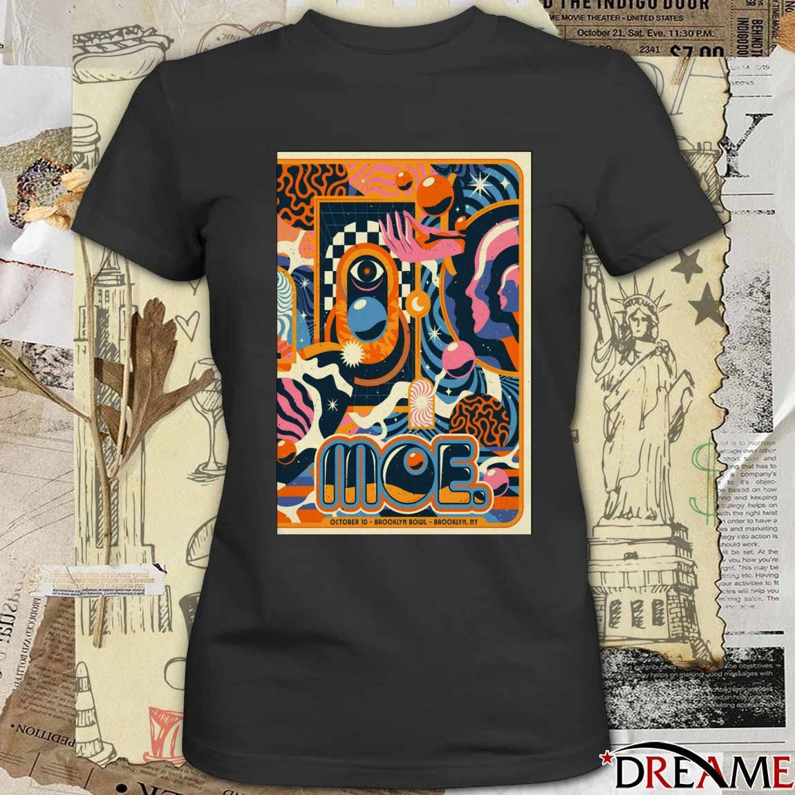 Poster Moe Brooklyn Bowl in Brooklyn Tour October 10 2025 t-shirt