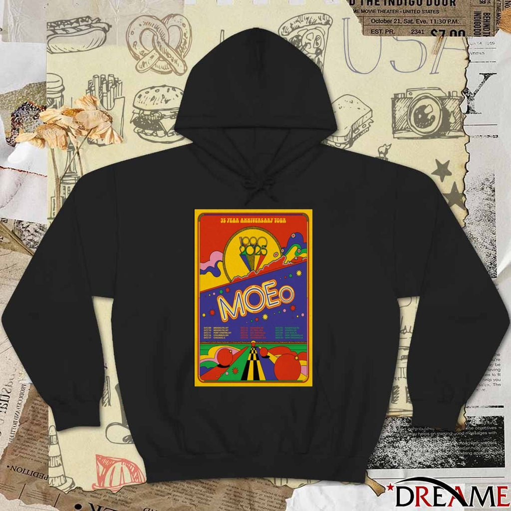 Poster Moe. 35th Anniversary Tour October 09 -31, November 01 2025 t-shirt