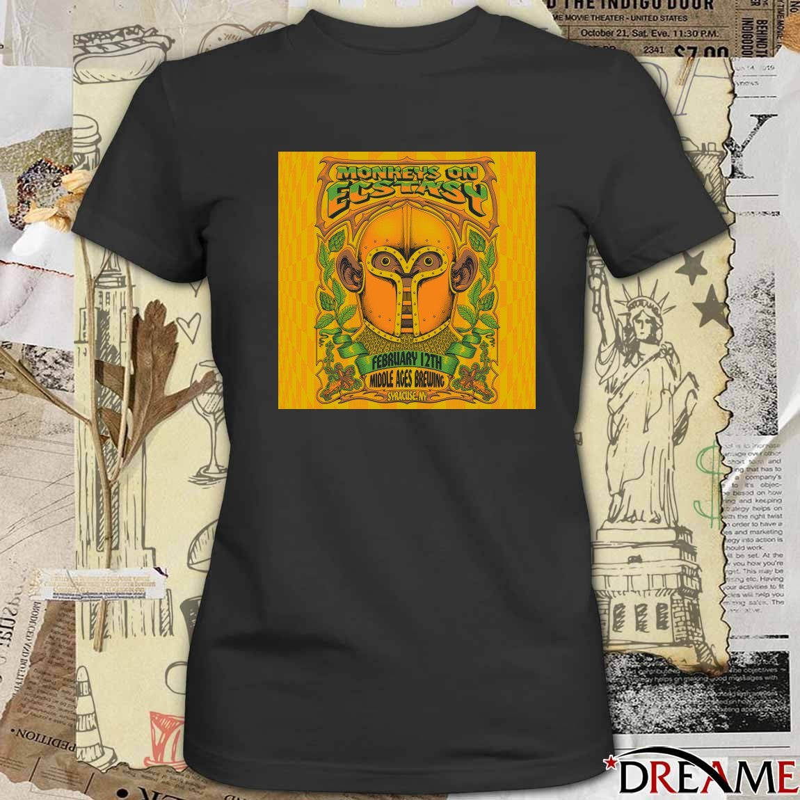 Poster Moe. In Syracuse NY On February 12 2026 Middle Ages Brewing t-shirt