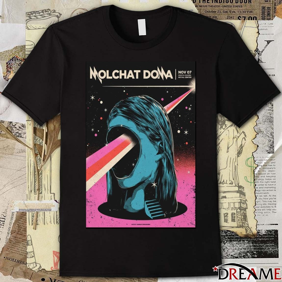 Poster Molchat Doma November 7 2025 Royal Center. Bogotá, Colombia t-shirt