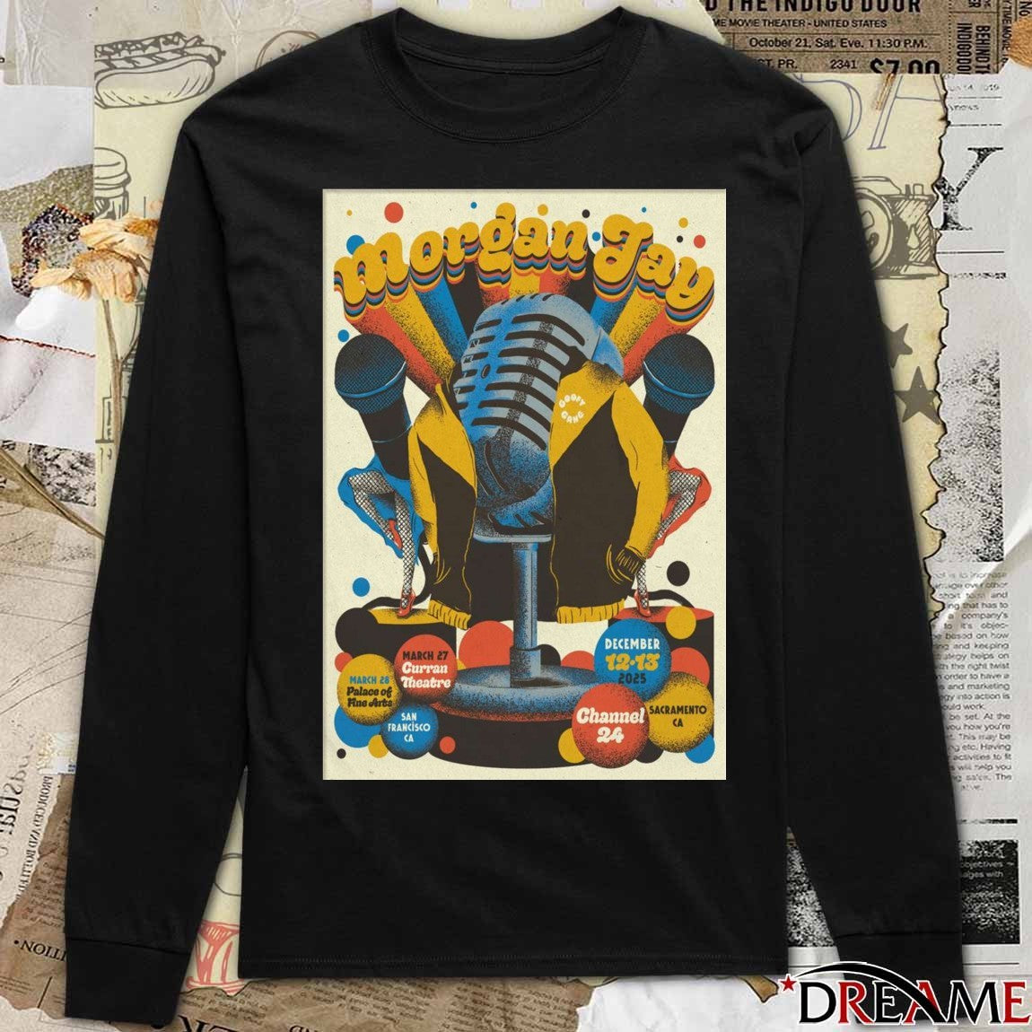 Poster Morgan Jay December 12-13 2025 In Sacramento CA t-shirt