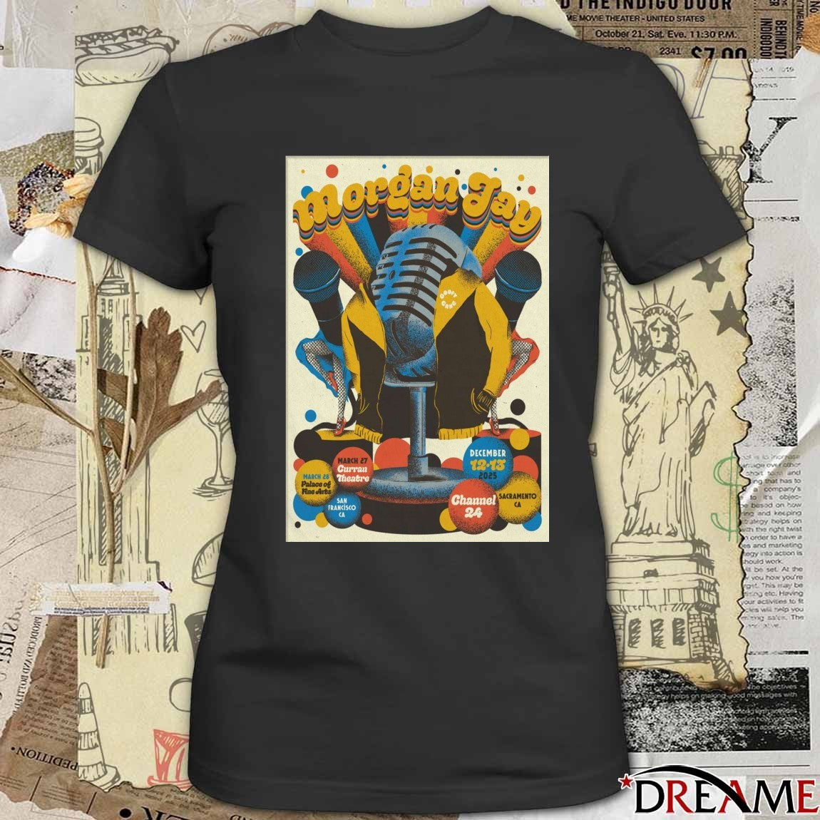 Poster Morgan Jay December 12-13 2025 In Sacramento CA t-shirt