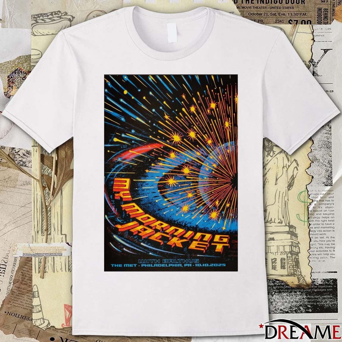 Poster My Morning Jacket The Met October 10 2025 Philadelphia PA t-shirt
