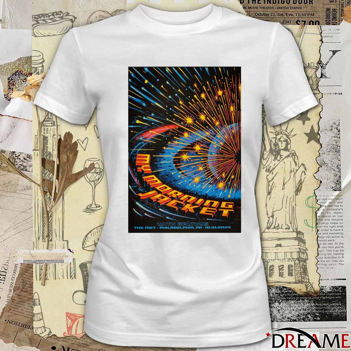 Poster My Morning Jacket The Met October 10 2025 Philadelphia PA t-shirt