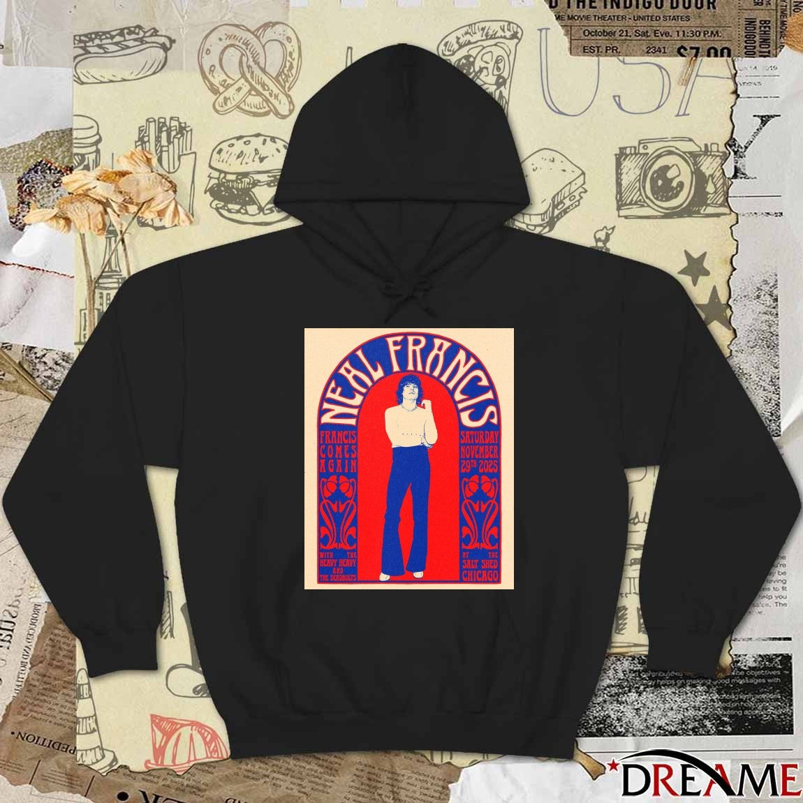Poster Neal Francis At The Salt Shed Chicago In Chicago IL On November 29 2025 t-shirt