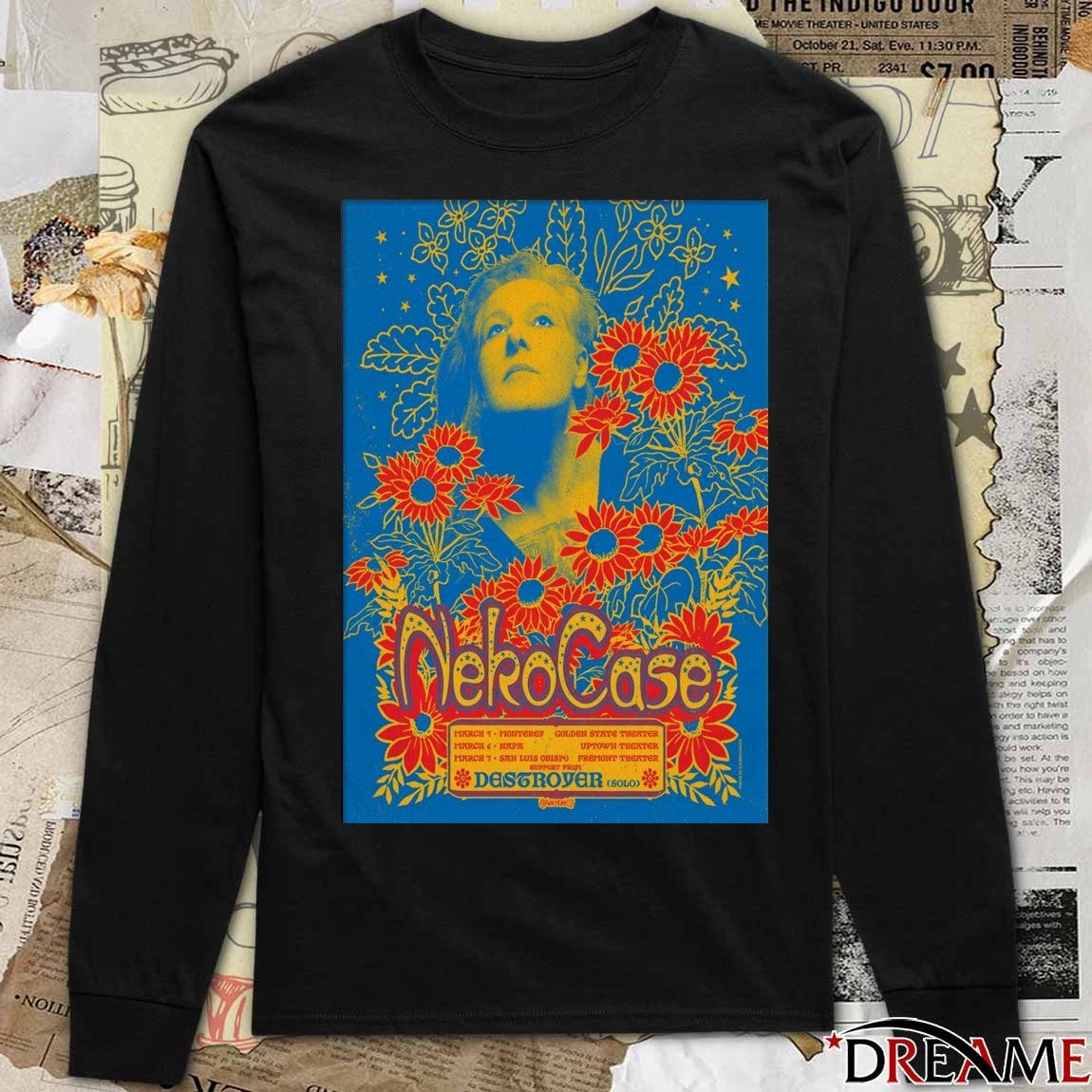 Poster Neko Case San Luis Obispo CA March 7 2026 t-shirt