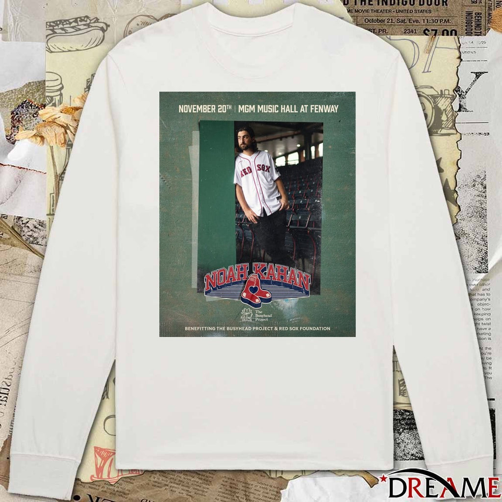 Poster Noah Kahan November 20th at the MGM Music Hall at Fenway t-shirt