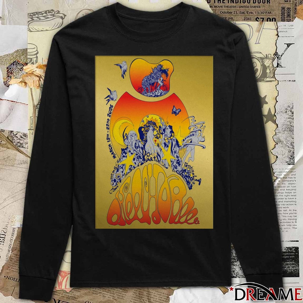 Poster Okeechobee Music And Arts Festival March 19-22 2026 Sunshine Grove In Okeechobee FL t-shirt