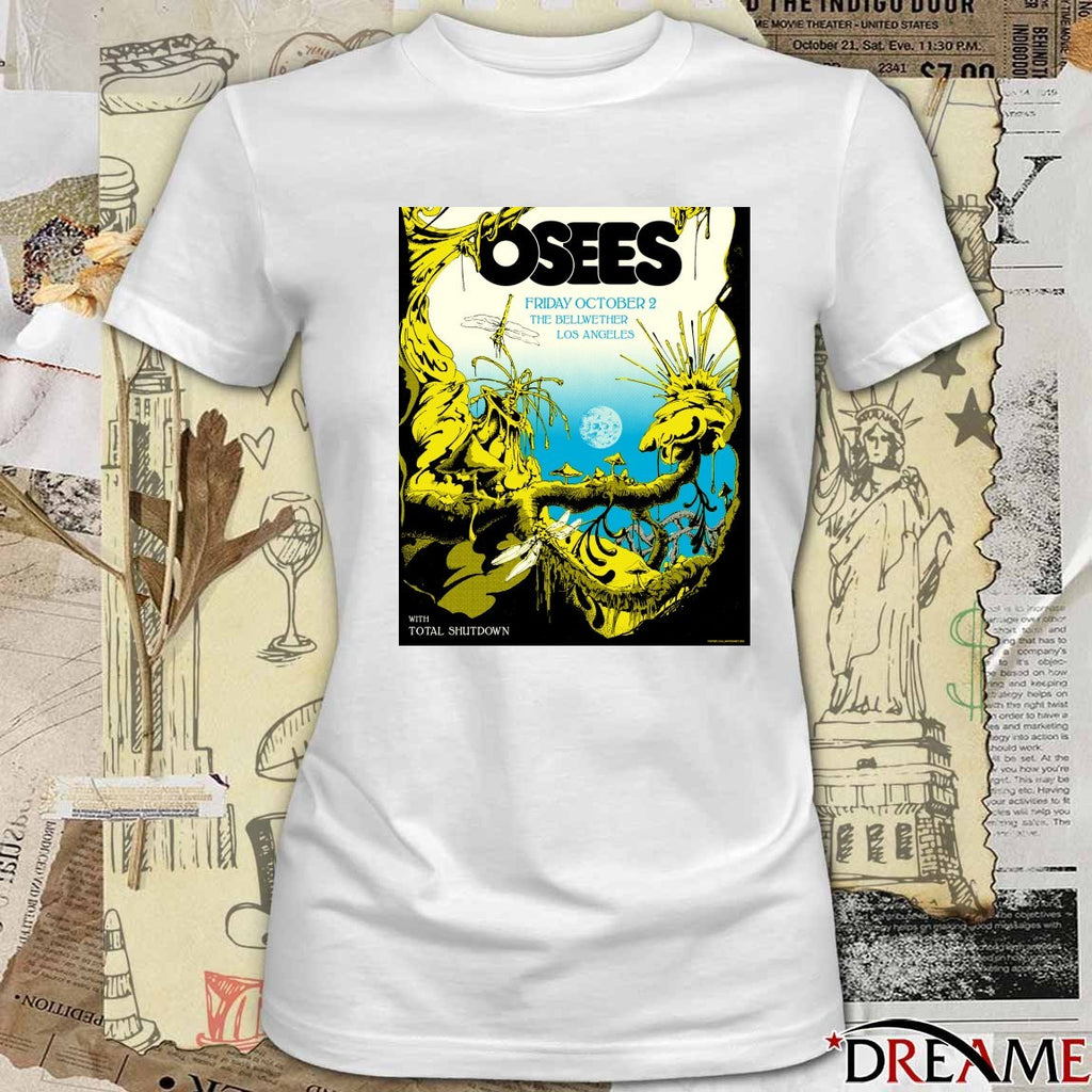 Poster Osees October 2 2026 The Bellwether in Los Angeles CA t-shirt