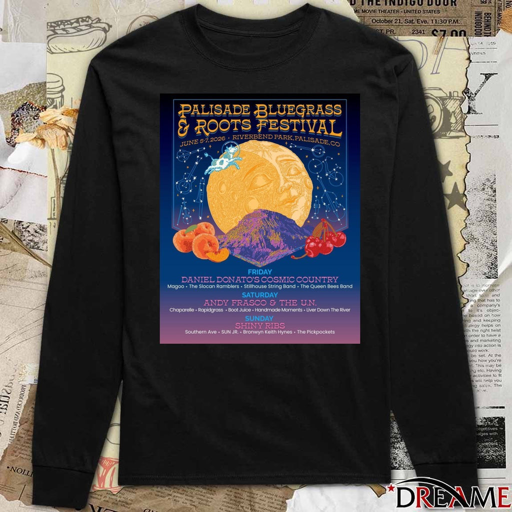 Poster Palisade Bluegrass And Roots Festival June 5-7 2026 In Palisade CO t-shirt