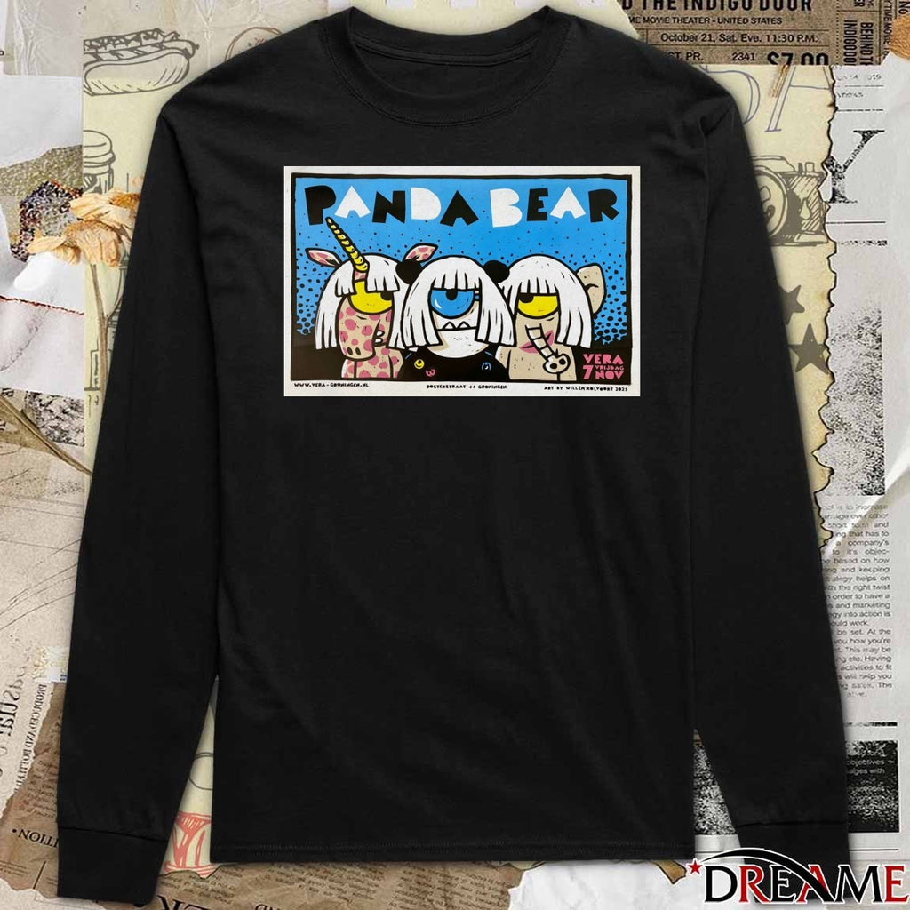 Poster Panda Bear Groningen Netherlands November 7 2025 t-shirt