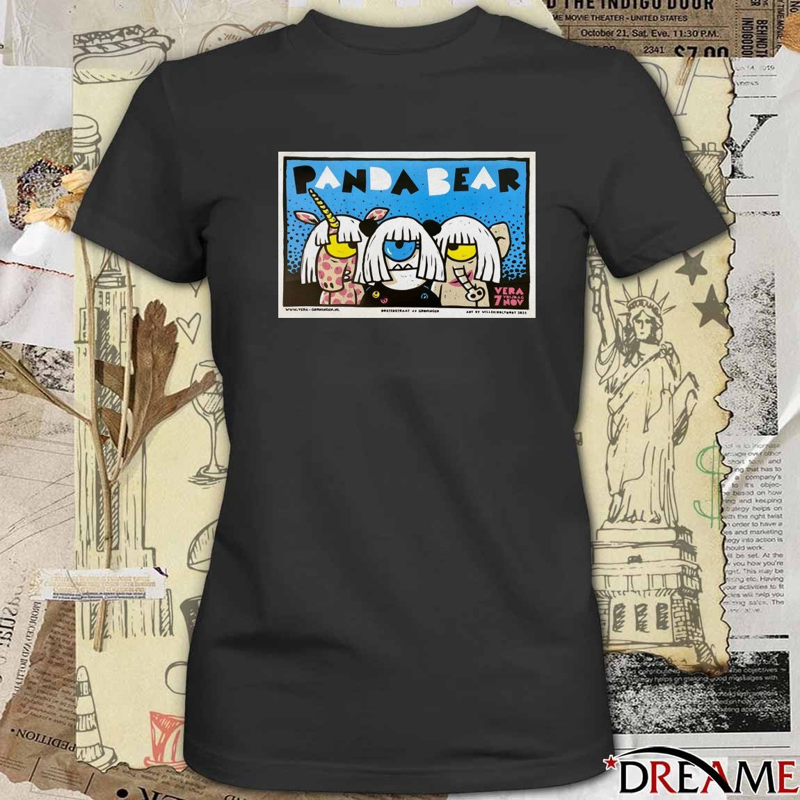 Poster Panda Bear Groningen Netherlands November 7 2025 t-shirt