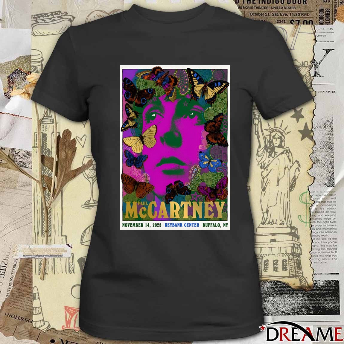 Poster Paul McCartney At KeyBank Center In Buffalo NY On November 15 2025 t-shirt