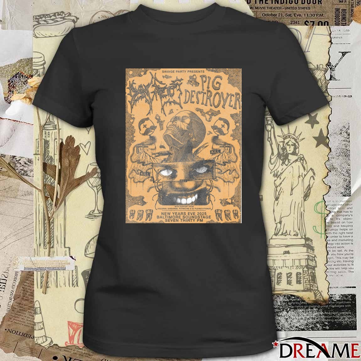 Poster Pig Destroyer New Years Eve Baltimore Soundstage In Baltimore MD December 31 2025 t-shirt