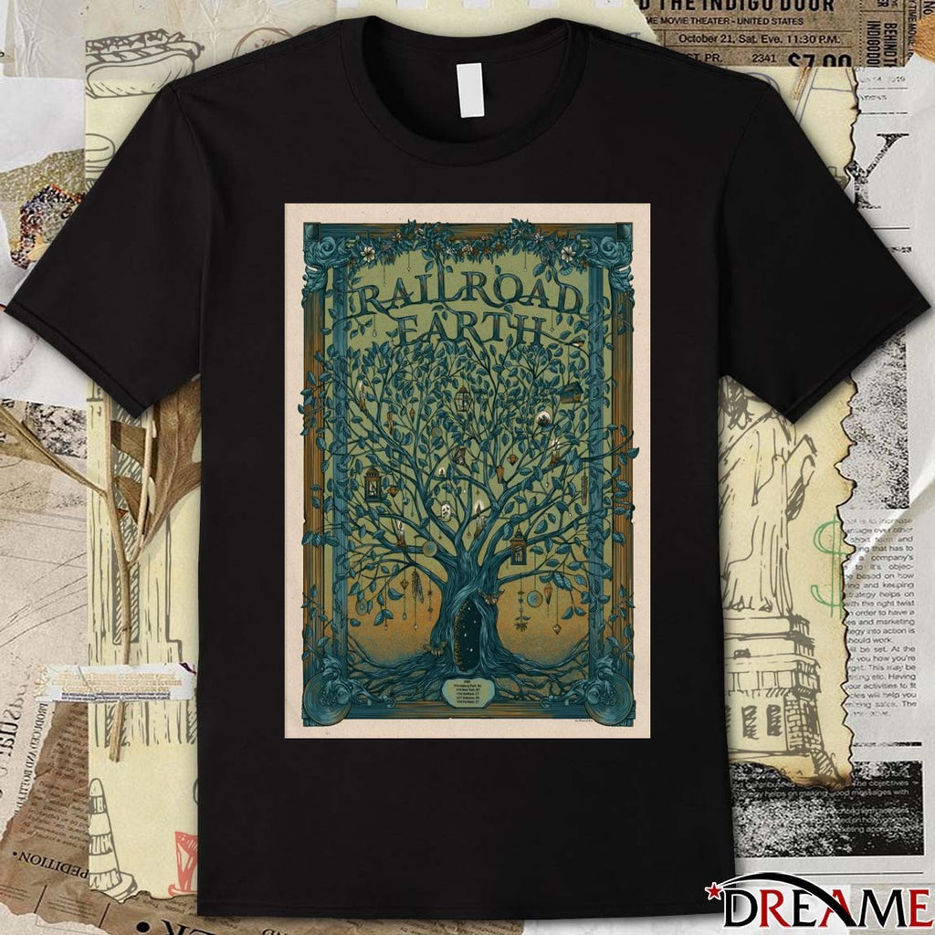 Poster Railroad Earth January 14 2026 Asbury Park NJ t-shirt