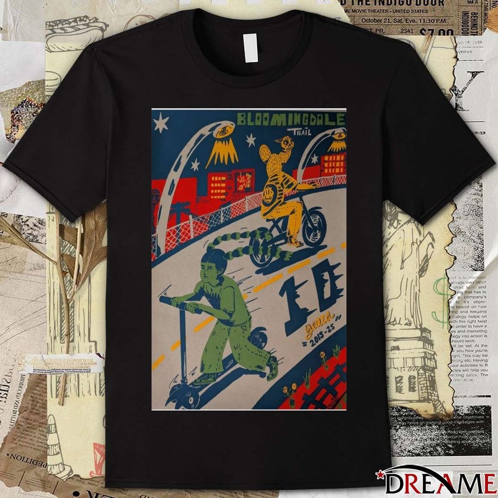Poster Ramiro Huizar and Bloomingdale Trail 2025 All Star Press Chicago t-shirt