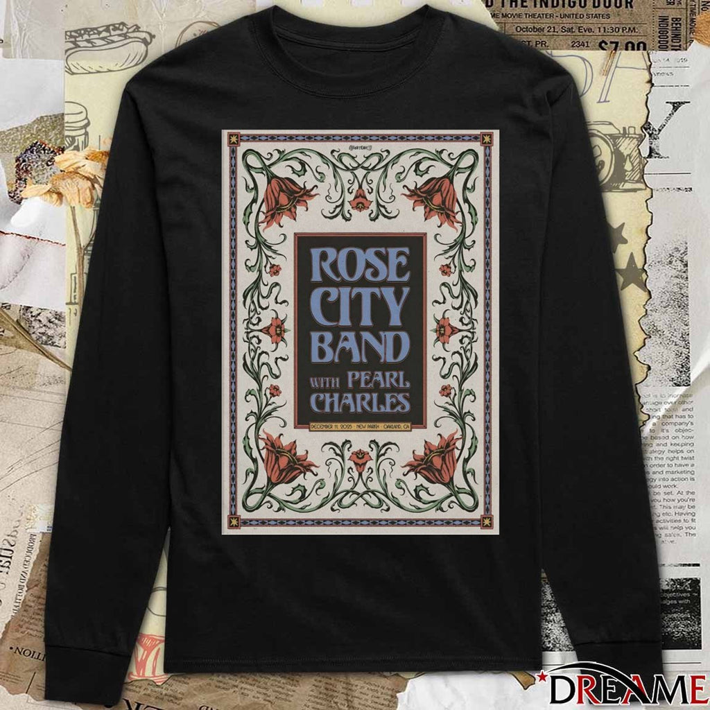 Poster Rose City Band Oakland Event On December 11 2025 New Parish Oakland CA t-shirt
