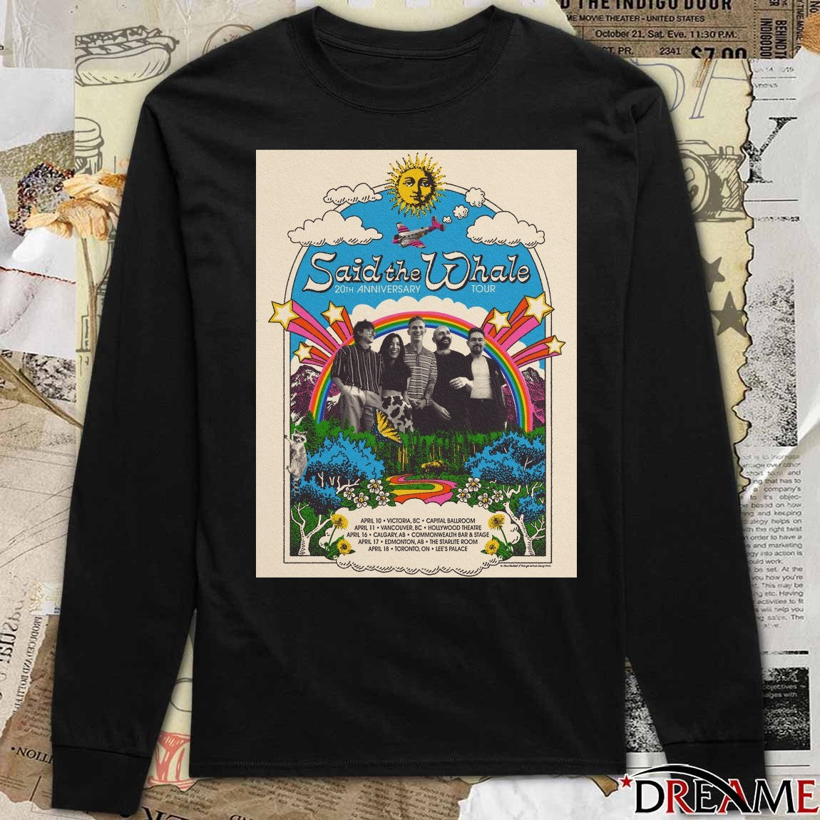 Poster Said The Whale 20th Anniversary Tour 2026 April 10 – 18 t-shirt