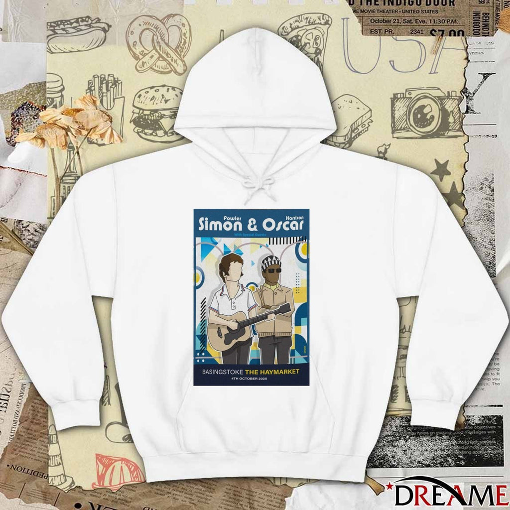 Poster Simon and Oscar In Basingstoke October 4 2025 The Haymarket t-shirt