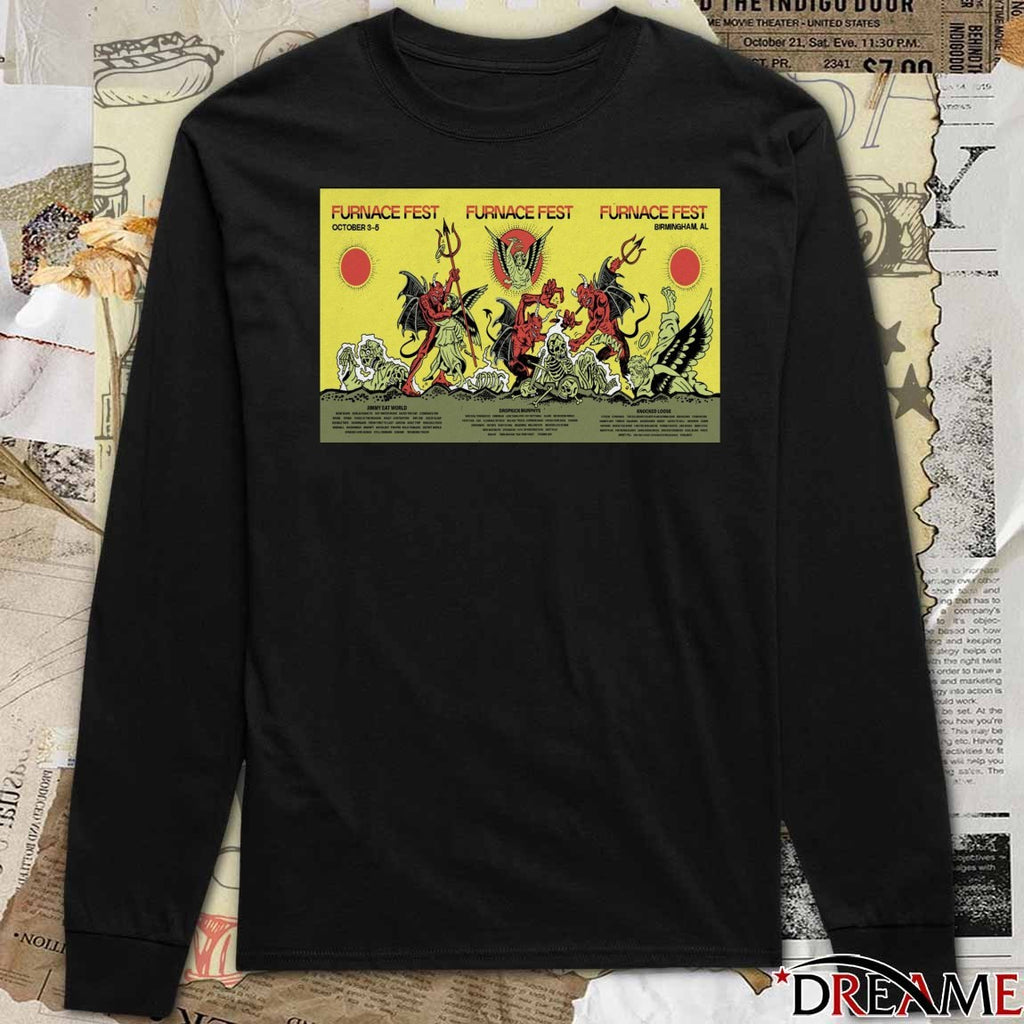 Poster Sloss Furnaces, Birmingham, AL Furnace Fest 3-5 October 2025 t-shirt