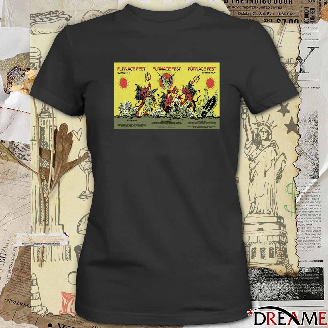 Poster Sloss Furnaces, Birmingham, AL Furnace Fest 3-5 October 2025 t-shirt