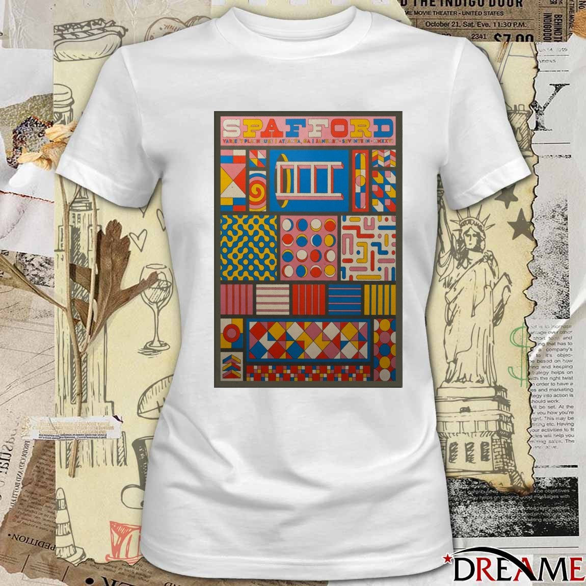 Poster Spafford Atlanta, GA Variety Playhouse January 17 2026 t-shirt