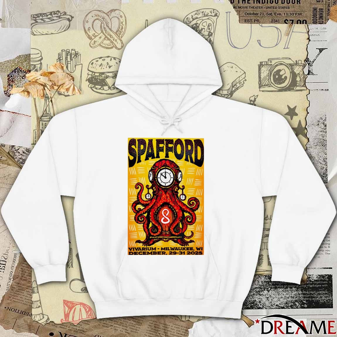 Poster Spafford NYE In Milwaukee WI On December 29-31 2025 t-shirt