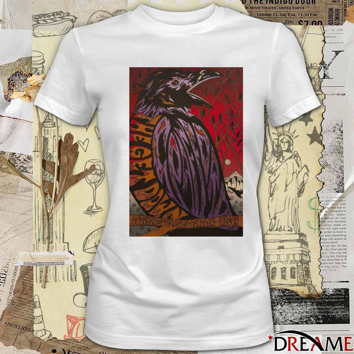 Poster Spafford October 23-24 2025 Portland Oregon Tour t-shirt