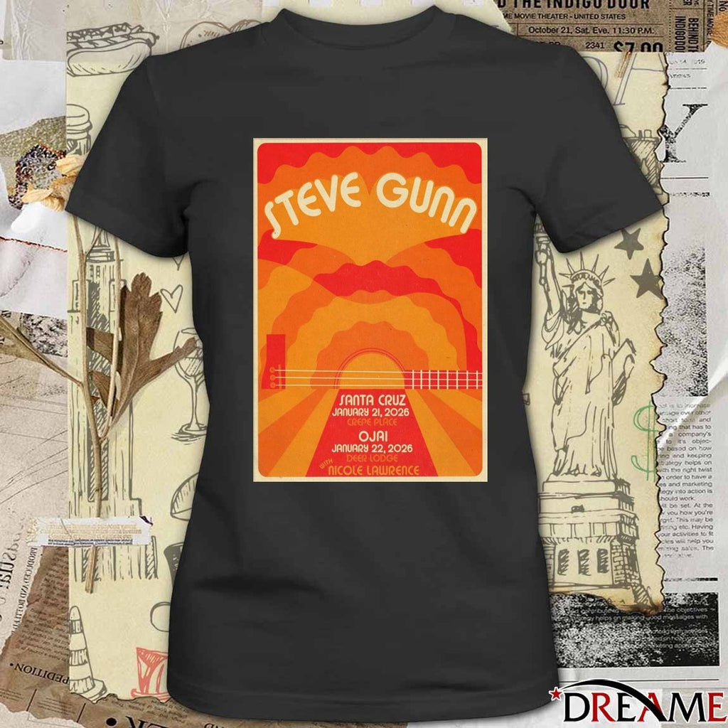 Poster Steve Gunn Ojai Deer Lodge In Ojai CA January 22 2026 t-shirt