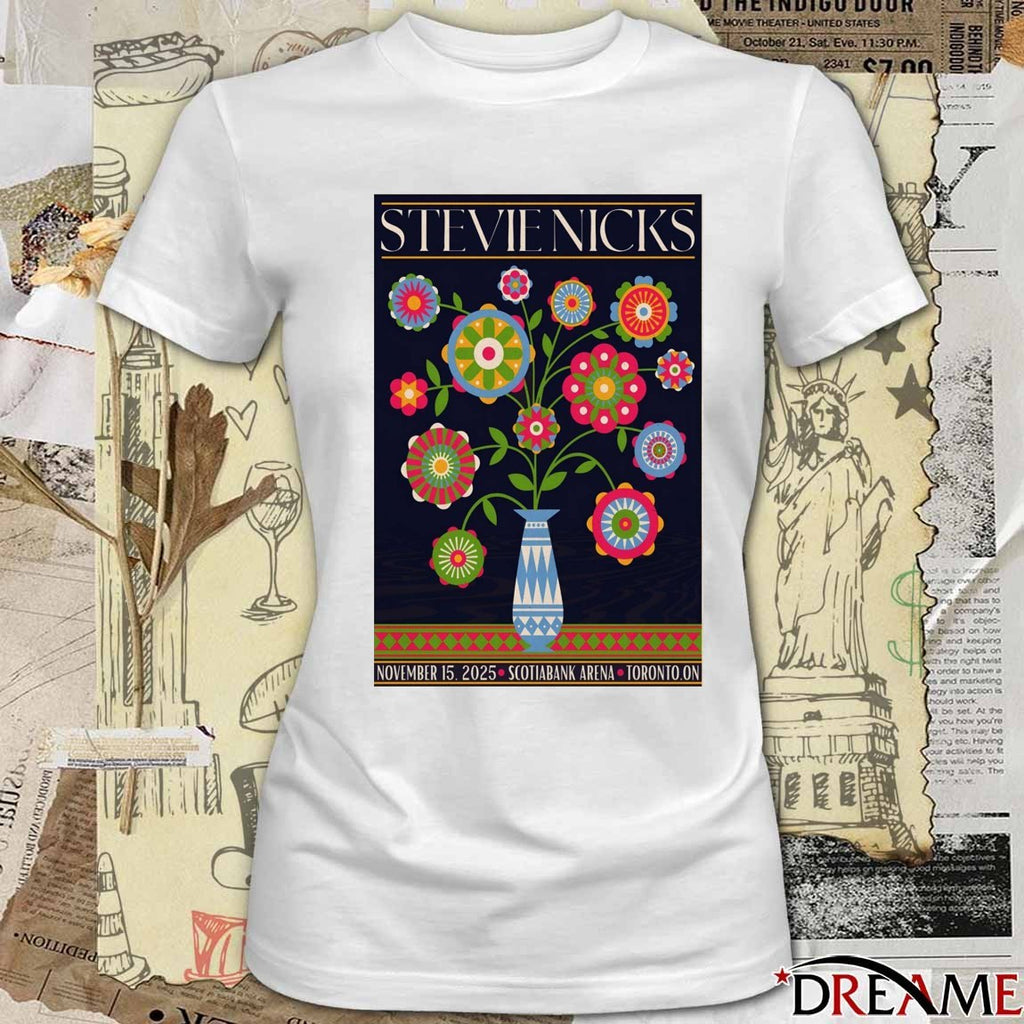Poster Stevie Nicks November 15 2025 Scotiabank Arena In Toronto ON t-shirt