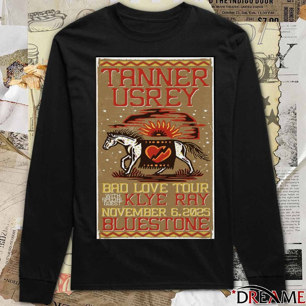Poster Tanner Usrey November 6 2025 The Bluestone Columbus OH t-shirt