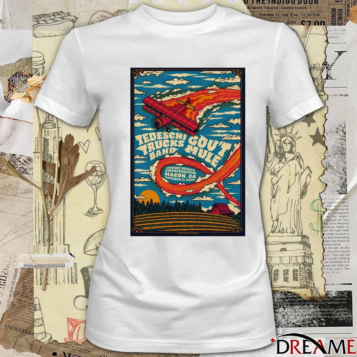 Poster Tedeschi Trucks Band Atrium Health Amphitheater in Macon GA October 11 2025 t–shirt