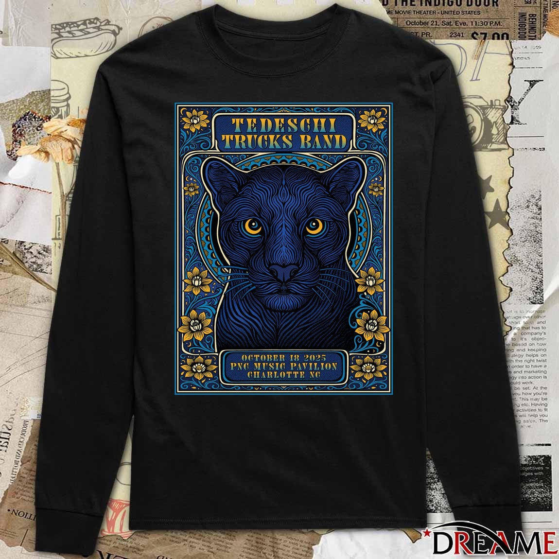 Poster Tedeschi Trucks Band October 18 2025 PNC Music Pavilion in Charlotte NC t-shirt