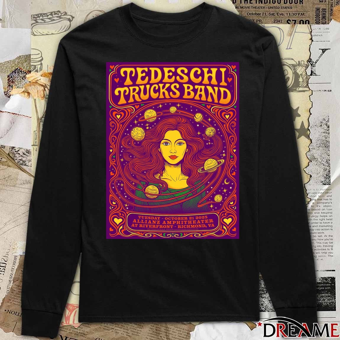 Poster Tedeschi Trucks Band October 21 2025 Allianz Amphitheater At Riverfront In Richmond, VA t-shirt