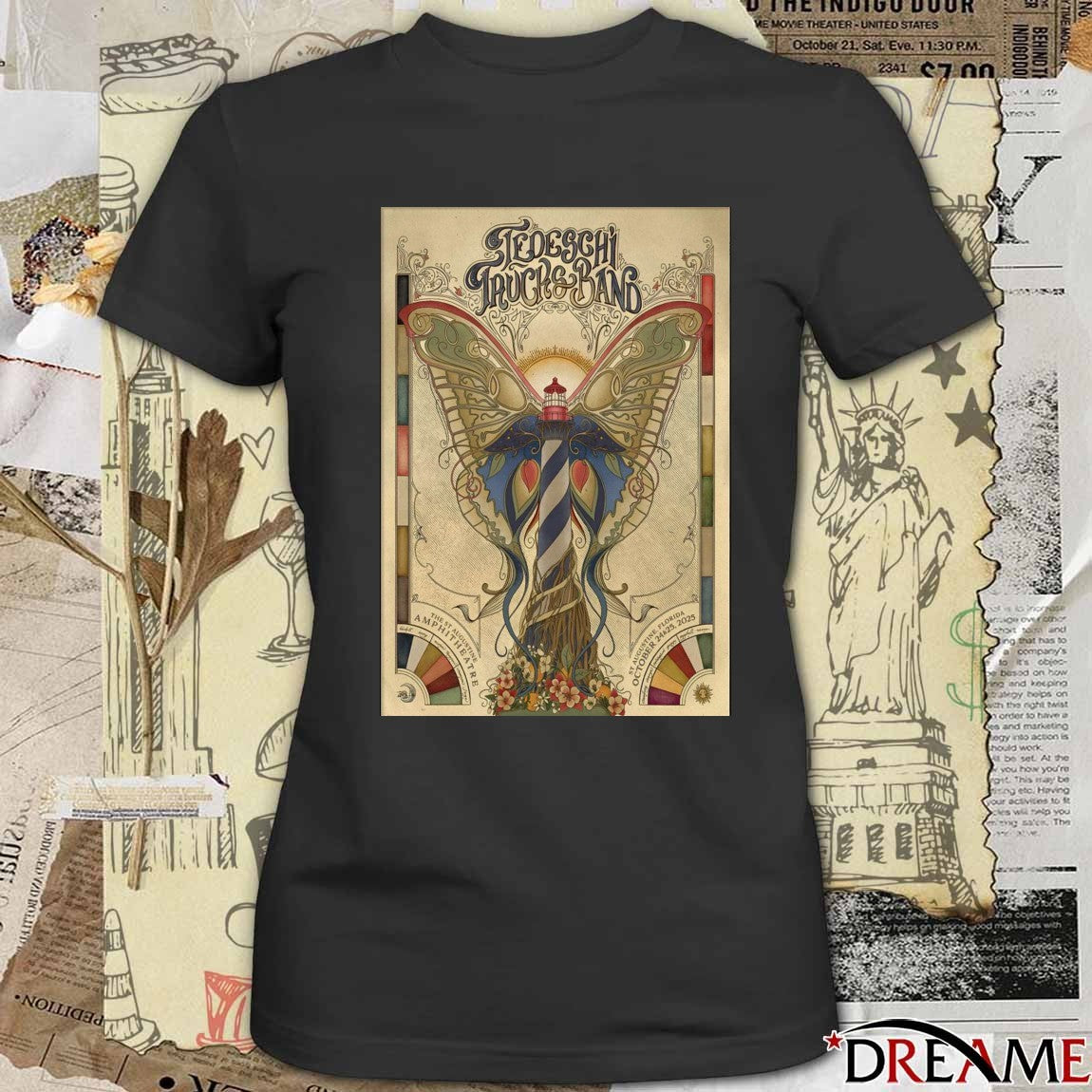Poster Tedeschi Trucks Band October 24-25 2025 St. Augustine Amphitheatre t-shirt