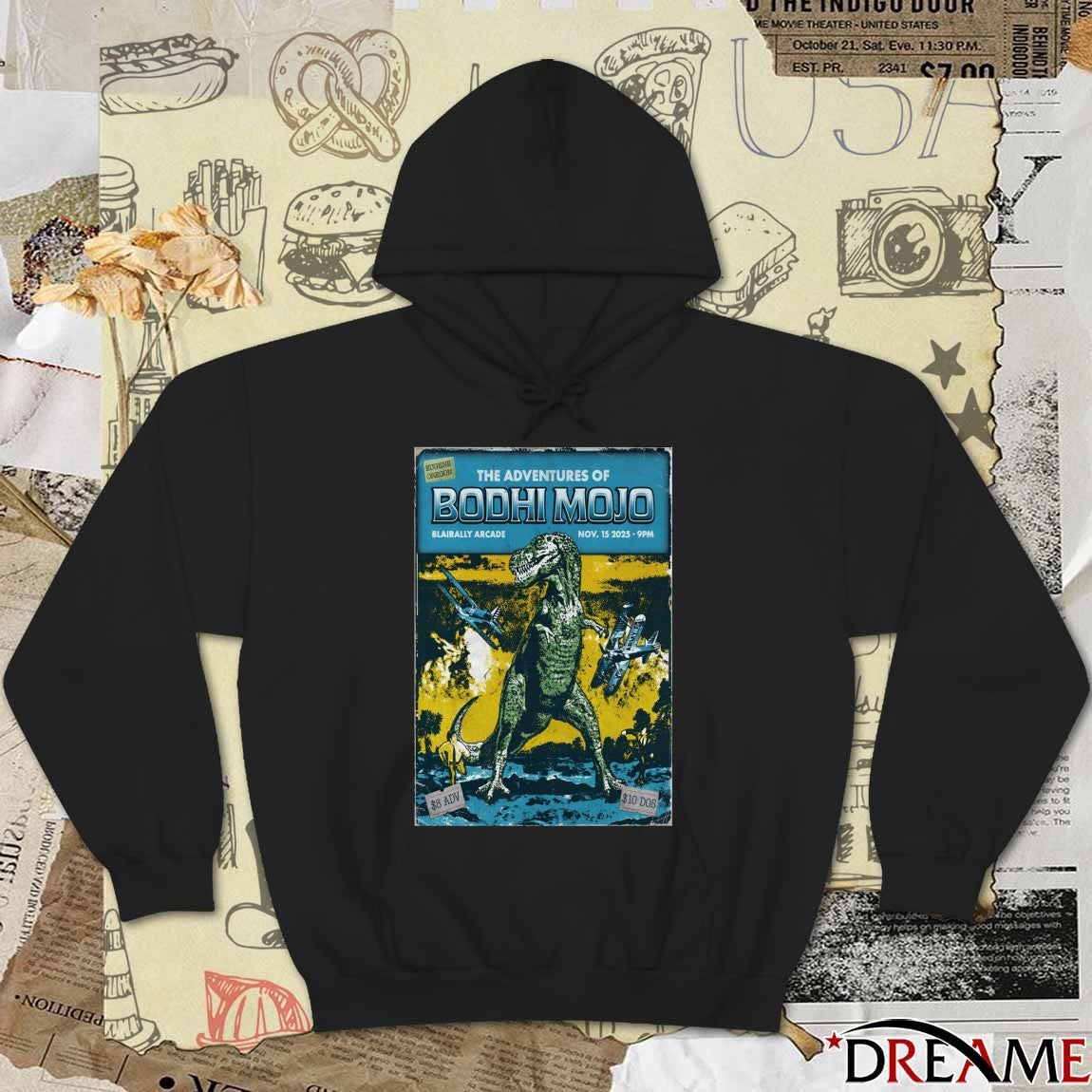 Poster The Adventures Of Bodhi Mojo November 15 2025 Blairally Eugene OR t-shirt