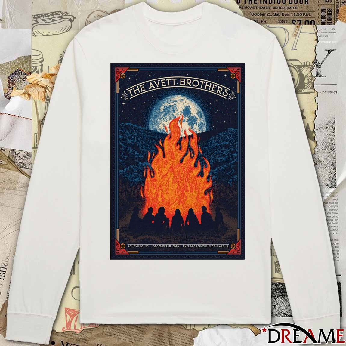 Poster The Avett Brothers December 31 2025 Harrah’s Cherokee Center Asheville NC t-shirt