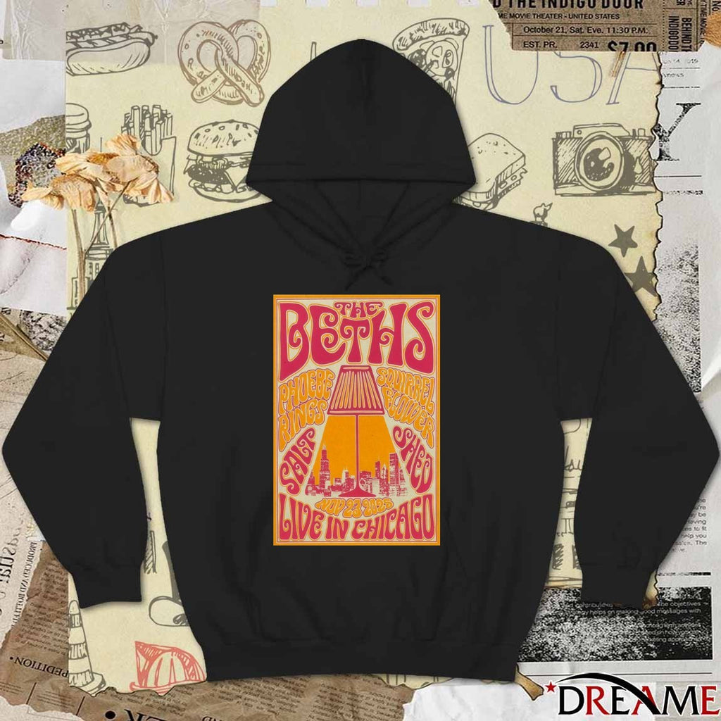 Poster The Beths The Salt Shed In Chicago IL November 23 2025 t-shirt