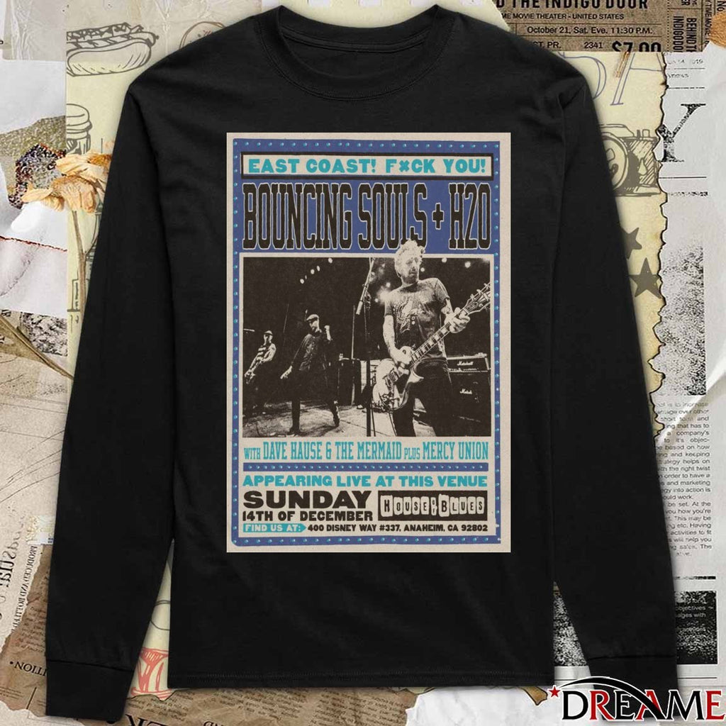 Poster The Bouncing Souls December 14 2025 House Of Blues Anaheim CA t-shirt