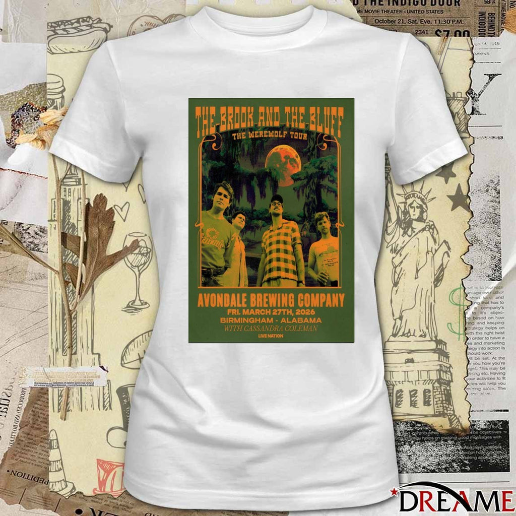 Poster The Brook And The Bluff March 27 2026 Birmingham AL t-shirt