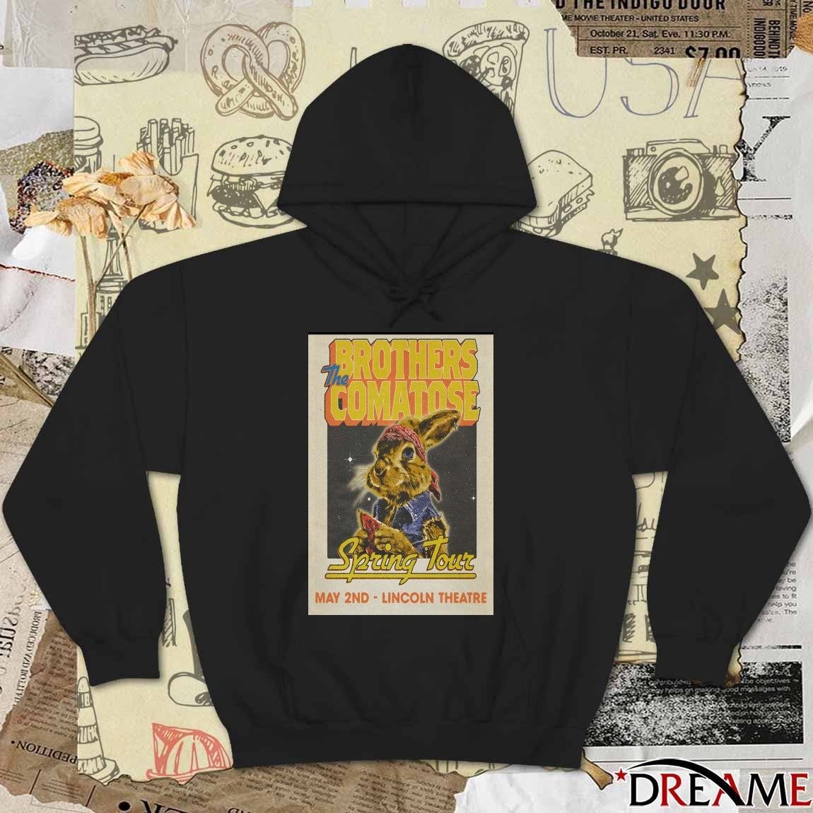 Poster The Brothers Comatose May 2 2026 Lincoln Theatre In Raleigh NC t-shirt