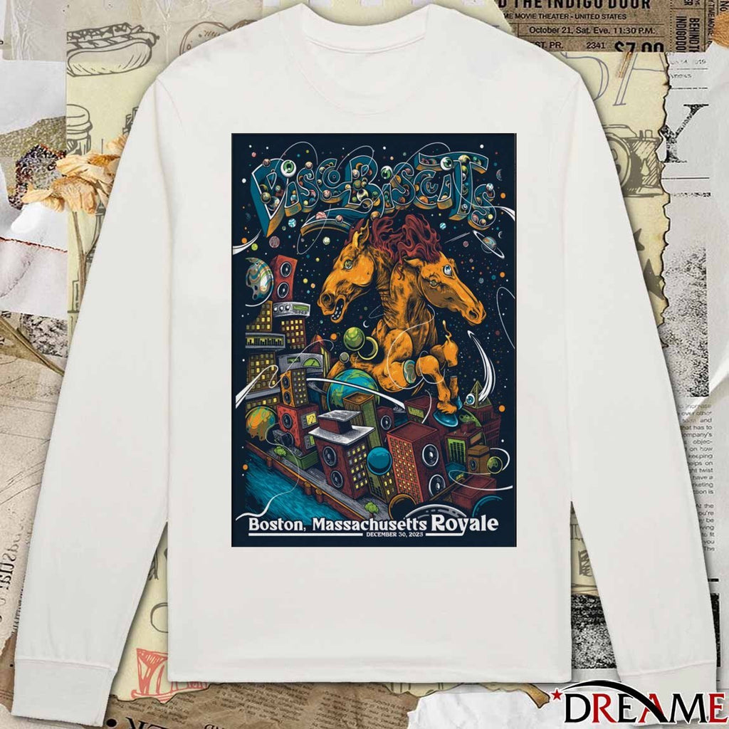 Poster The Disco Biscuits Event Boston MA On December 30 2025 t-shirt
