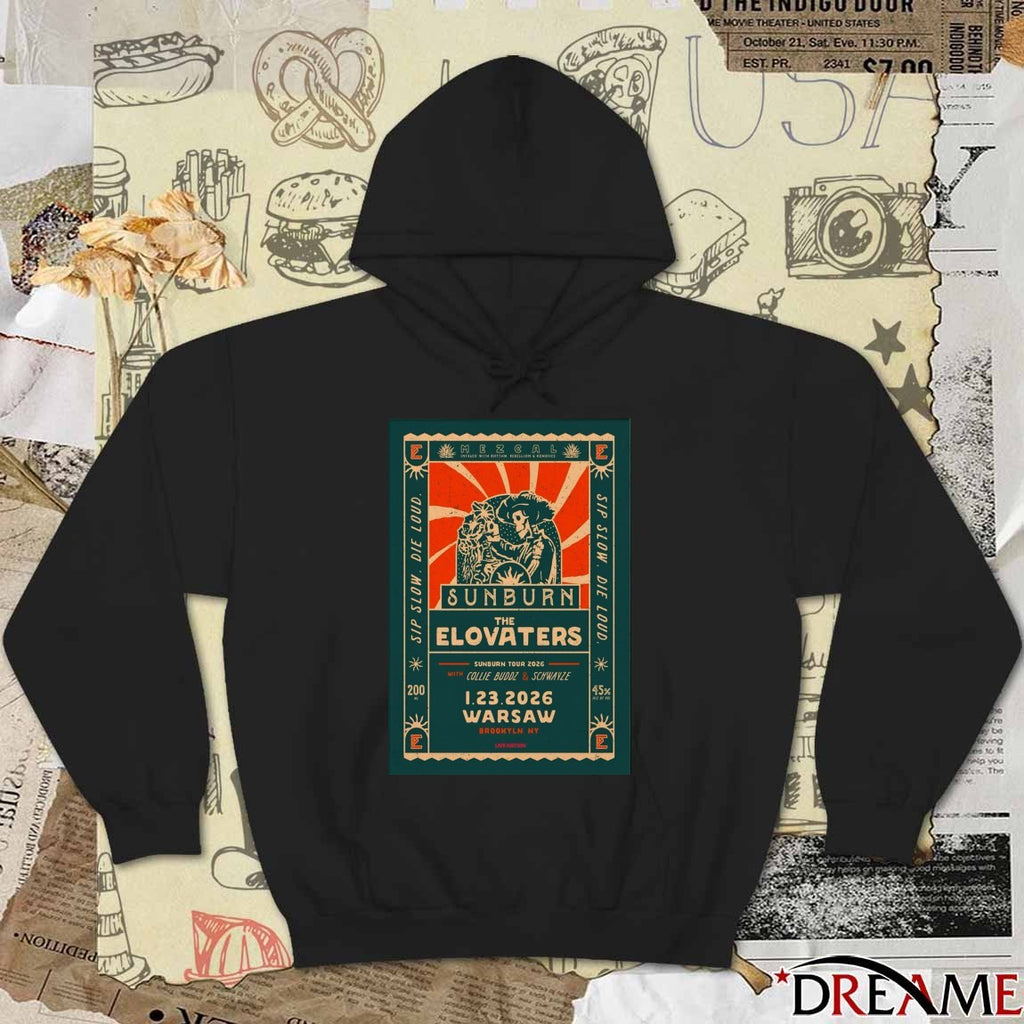 Poster The Elovaters Warsaw In Brooklyn NY January 23 2026 t-shirt