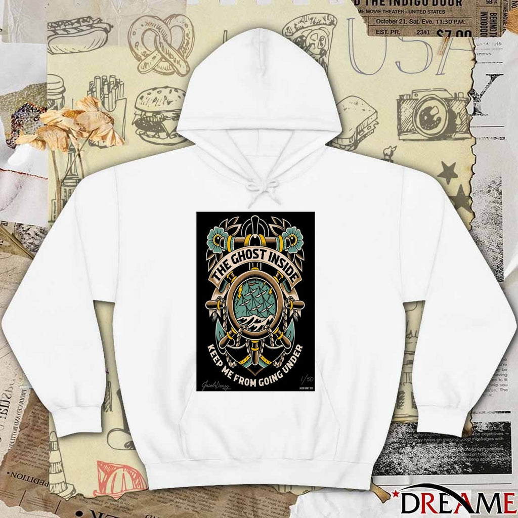 Poster The Ghost Inside Keep Me From Going Under 2025 t-shirt