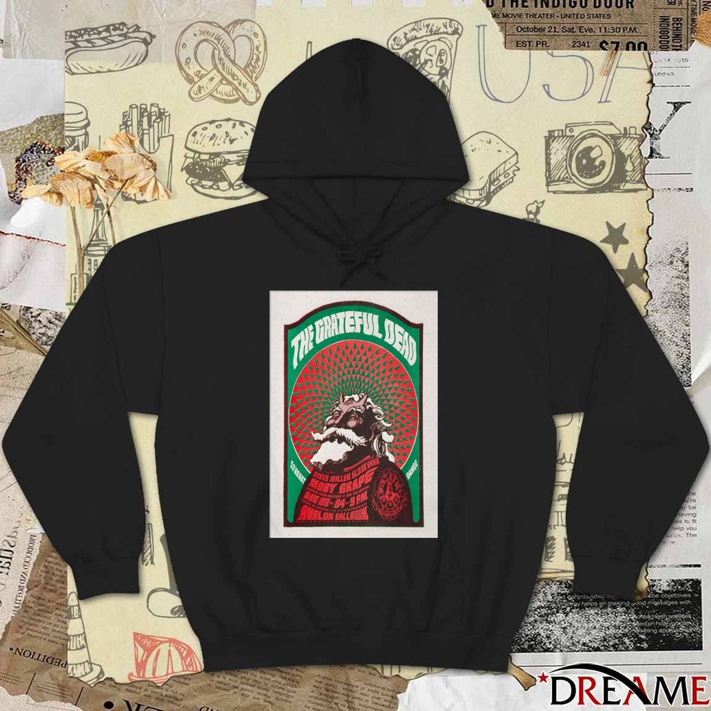 Poster The Grateful Dead December 23-24 2025 Avalon Ballroom In San Francisco CA t-shirt