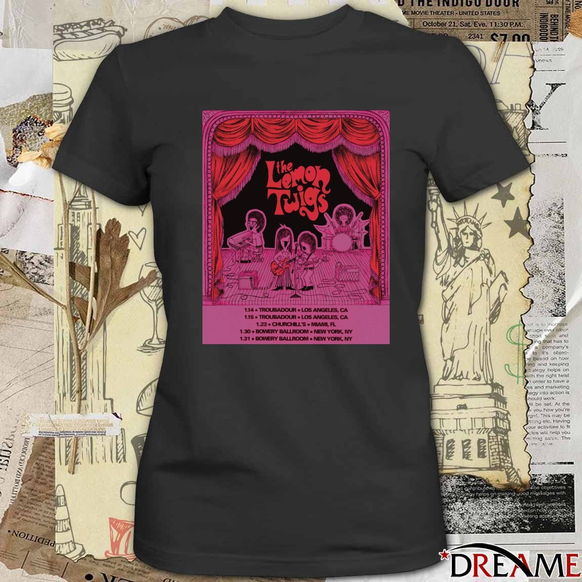 Poster The Lemon Twigs January 14-31 US Tour 2026 t-shirt