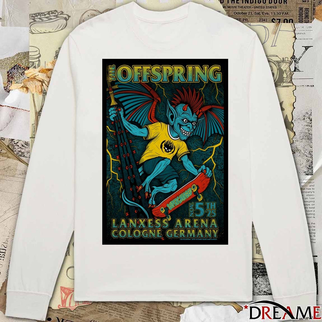 Poster The Offspring Lanxess Arena In Cologne Germany November 5 2025 t-shirt