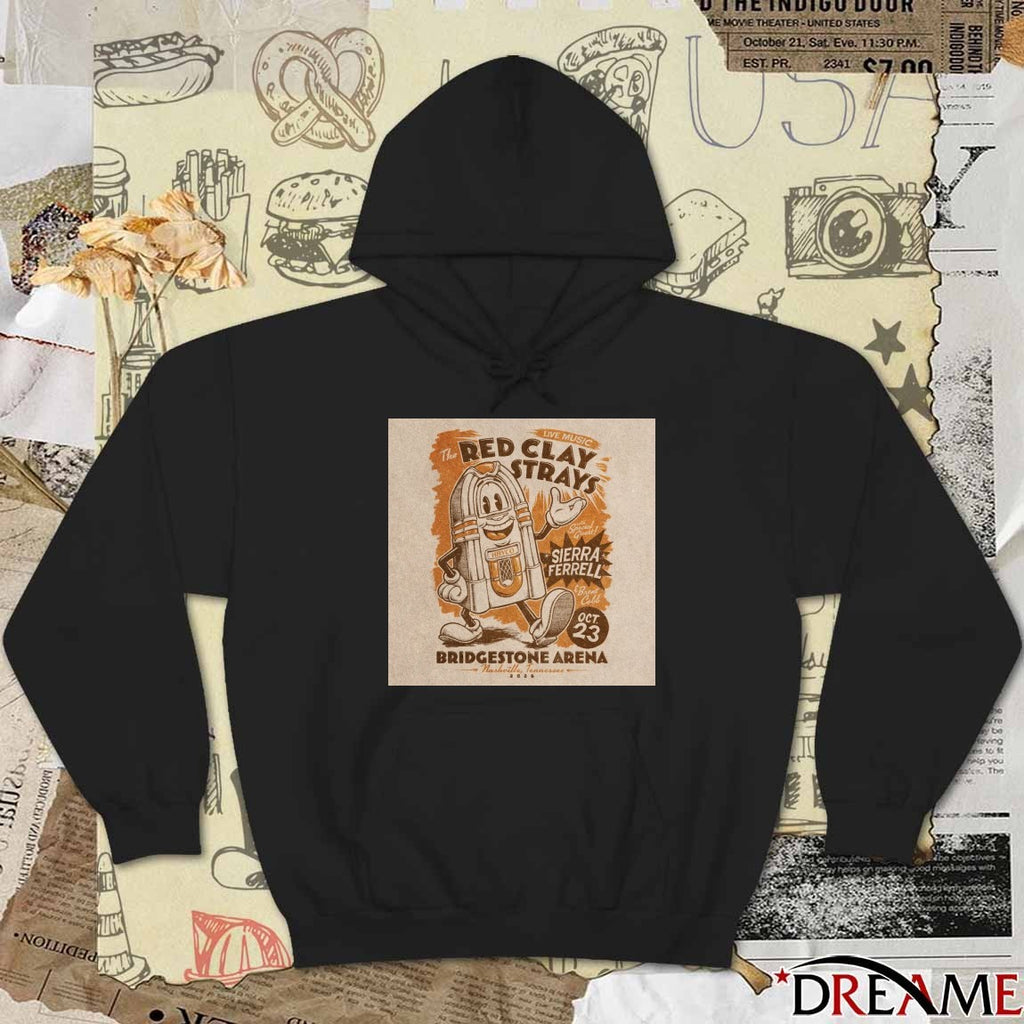 Poster The Red Clay Strays October 23 2026 Bridgestone Arena Nashville TN t-shirt