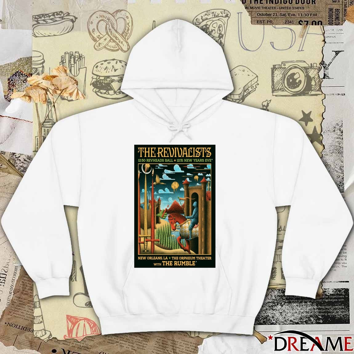 Poster The Revivalists December 30-31 2025 Orpheum Theater New Orleans LA t-shirt